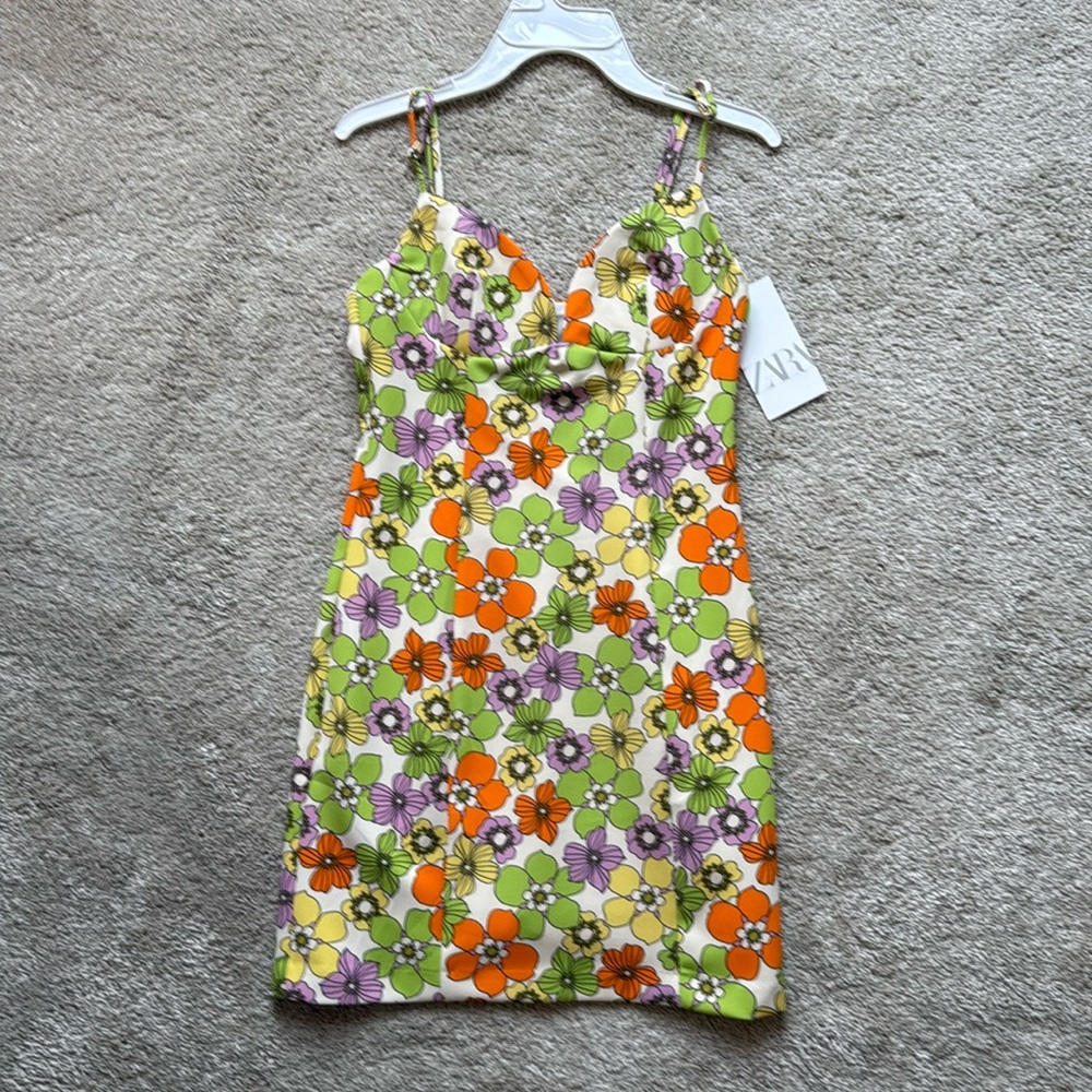 Zara Floral Mini Dress